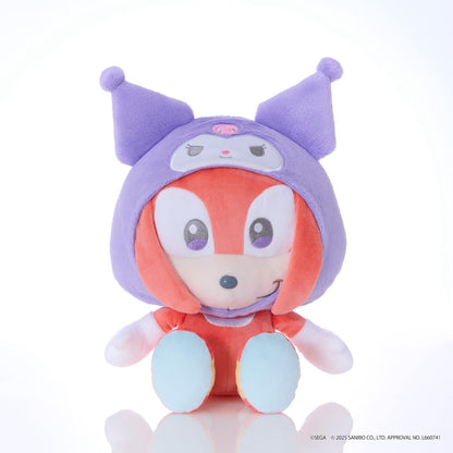 SONIC & FRIENDS x Hello Kitty and Friends 8" Plush (Knuckles x Kuromi)