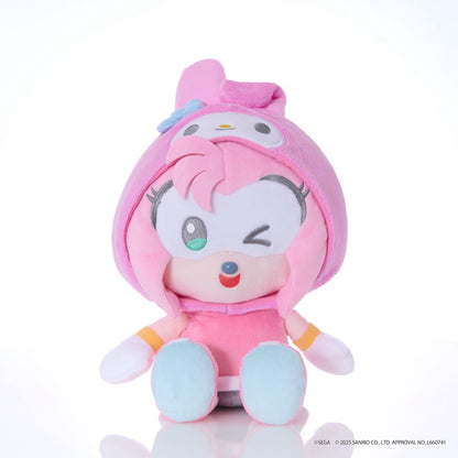SONIC & FRIENDS x Hello Kitty and Friends 8" Plush (Amy x My Melody)
