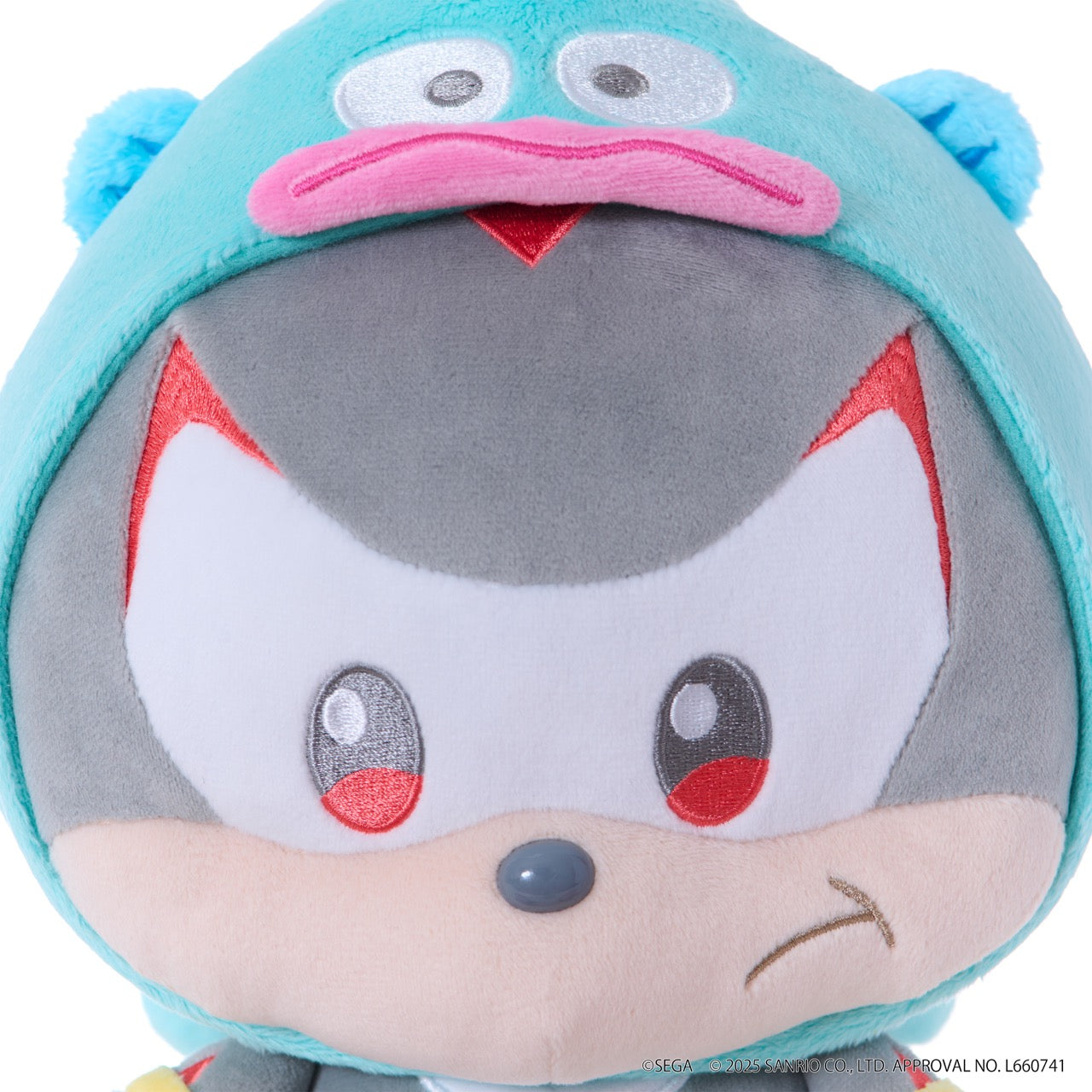 SONIC & FRIENDS x Hello Kitty and Friends 8" Plush (Shadow x Hangyodon)