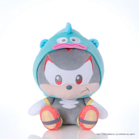 SONIC & FRIENDS x Hello Kitty and Friends 8" Plush (Shadow x Hangyodon)
