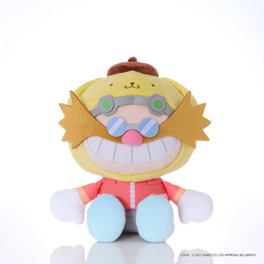 SONIC & FRIENDS x Hello Kitty and Friends 8" Plush (Dr. Eggman x Pompompurin)