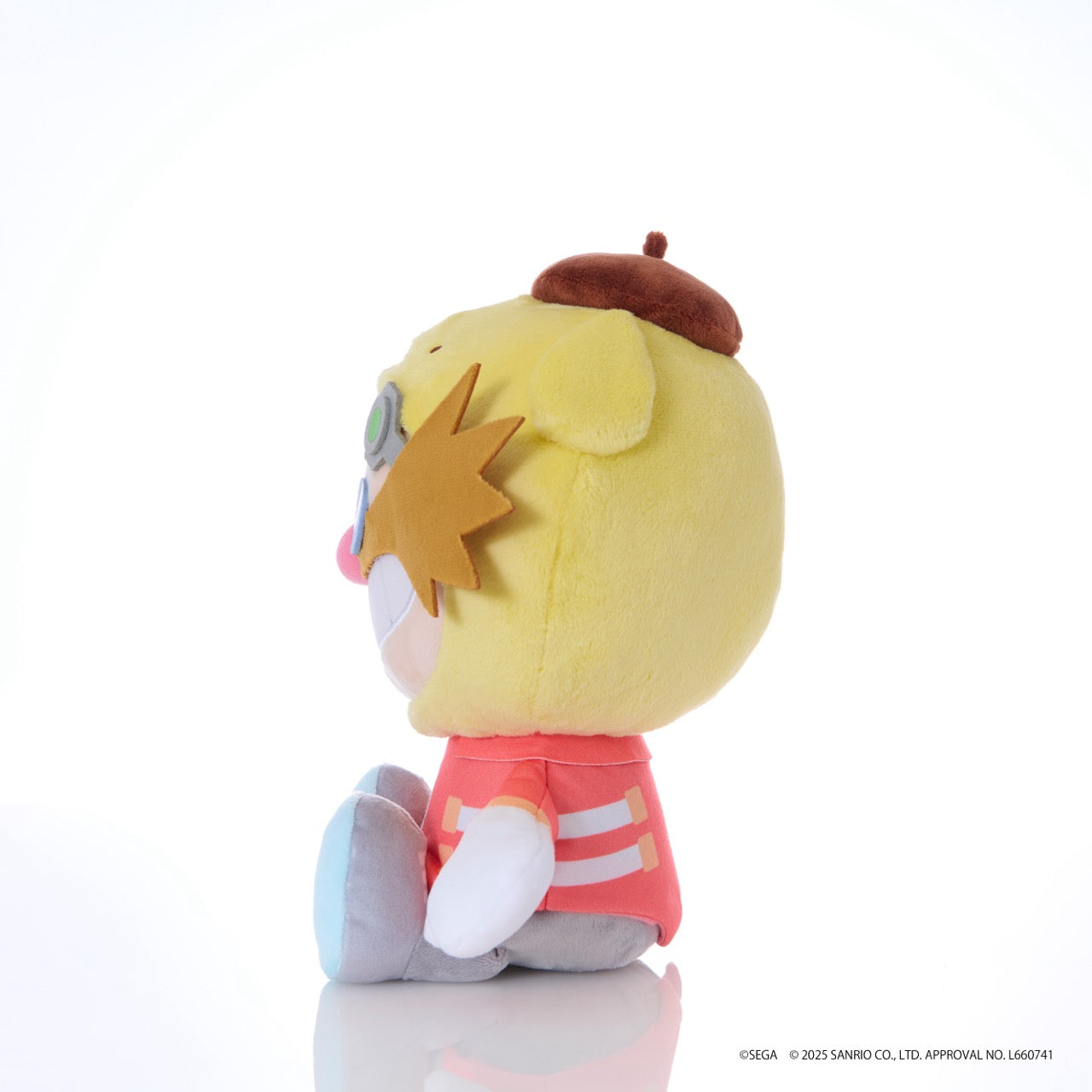 SONIC & FRIENDS x Hello Kitty and Friends 8" Plush (Dr. Eggman x Pompompurin)