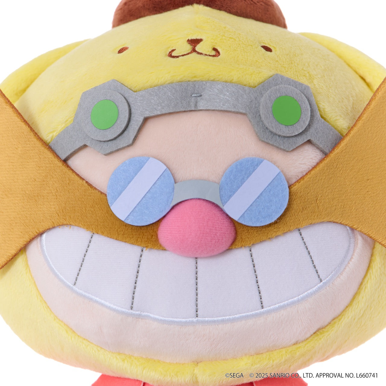 SONIC & FRIENDS x Hello Kitty and Friends 8" Plush (Dr. Eggman x Pompompurin)