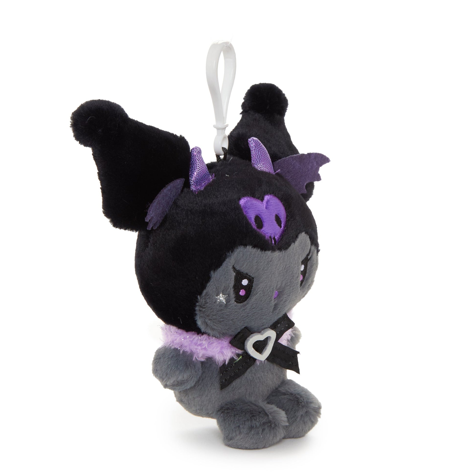 Kuromi Plush Mascot Clip (Lil' Devil)