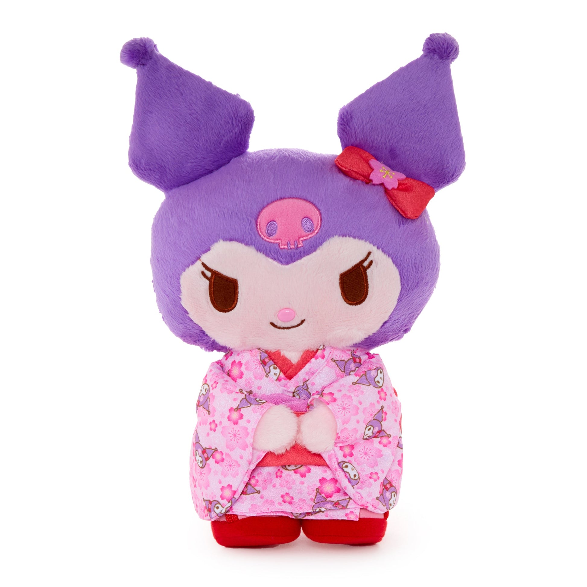 Kuromi 10” Pink Standing Plush (Spring Kimono Series)