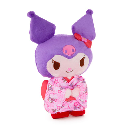 Kuromi 10” Pink Standing Plush (Spring Kimono Series)
