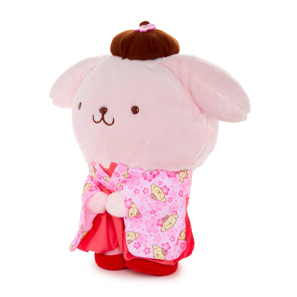 Pompompurin 10” Pink Standing Plush (Spring Kimono Series)