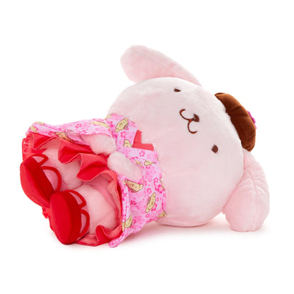 Pompompurin 10” Pink Standing Plush (Spring Kimono Series)