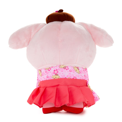 Pompompurin 10” Pink Standing Plush (Spring Kimono Series)