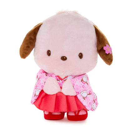 Pochacco 10” Pink Standing Plush (Spring Kimono Series)