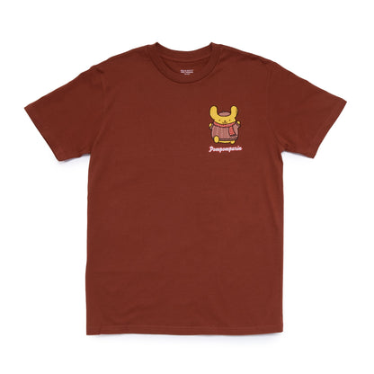 Pompompurin Adult Sharing Cozy Moments Tee (Brown)