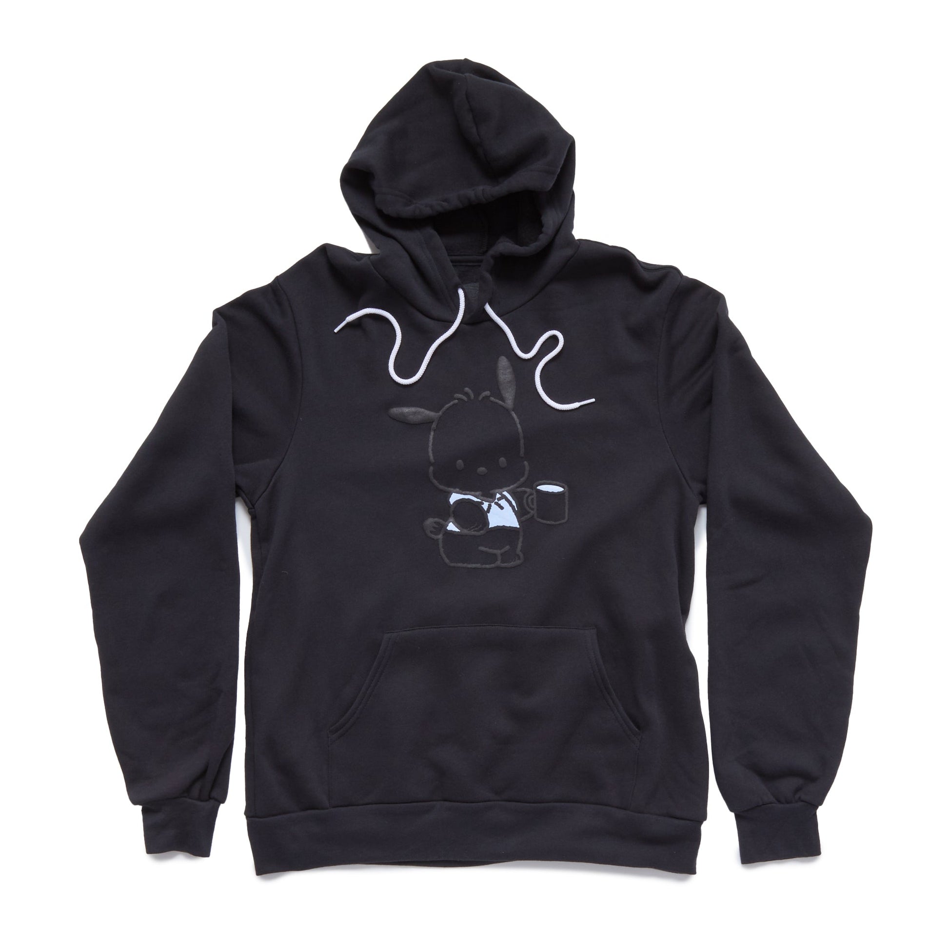 Pochacco Adult Big Mug Hoodie (Charcoal)