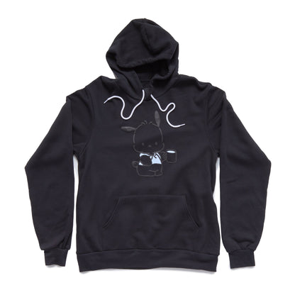 Pochacco Adult Big Mug Hoodie (Charcoal)
