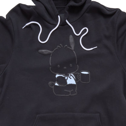 Pochacco Adult Big Mug Hoodie (Charcoal)