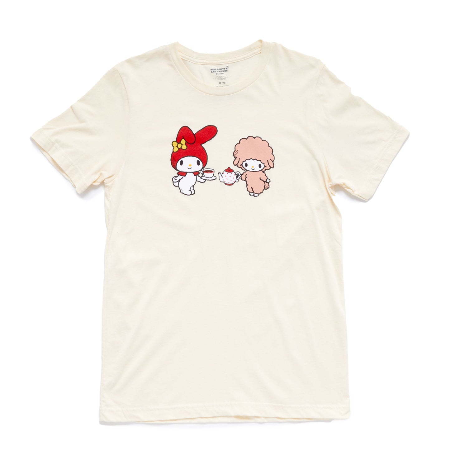 My Melody & My Sweet Piano Adult Tea Time Cheers Tee (Ivory)