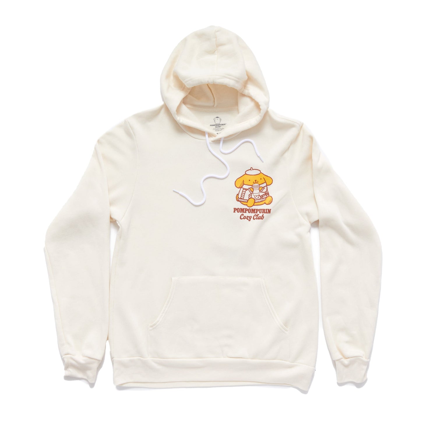 Pompompurin Adult Cozy Club Hoodie (Ivory)