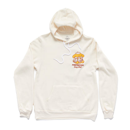 Pompompurin Adult Cozy Club Hoodie (Ivory)