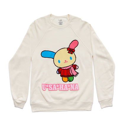 U*SA*HA*NA Adult Cozy Crewneck (Ivory)