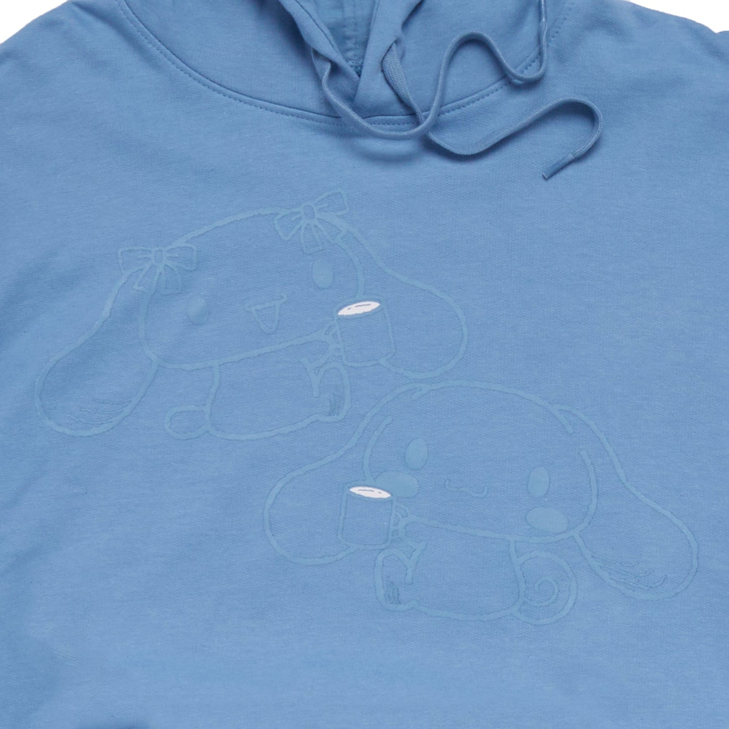 Lovelymocha & Cinnamoroll Adult Mugs Hoodie (Light Blue)