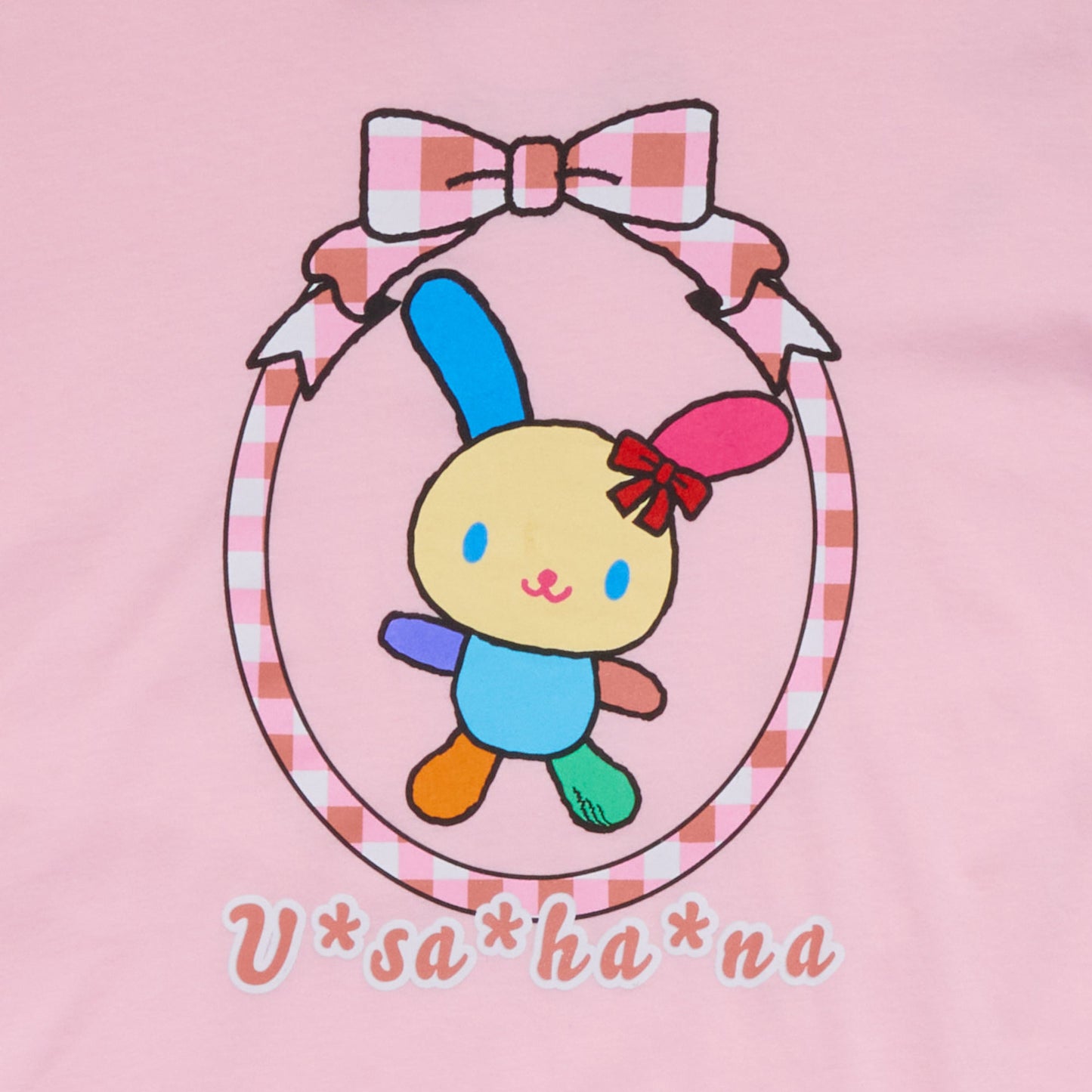U*SA*HA*NA Big Kids Bow Frame Tee (Pink)