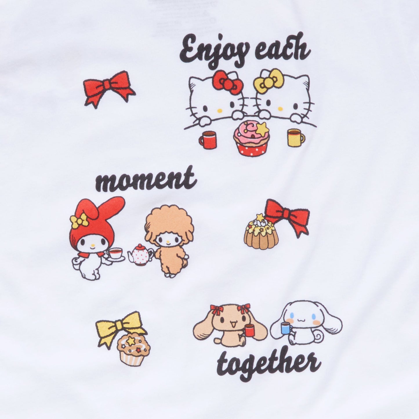 Hello Kitty and Friends Big Kids Thankful For Friends Tee (White)