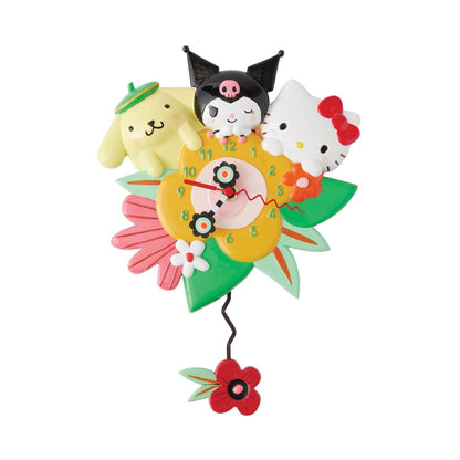 Hello Kitty and Friends Blossoms Wall Clock