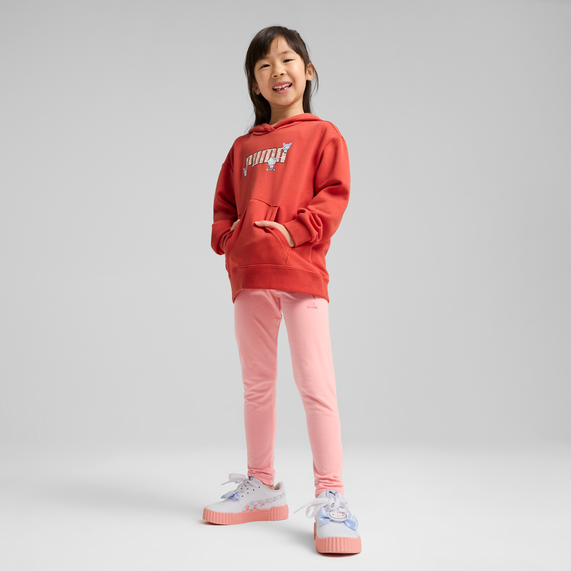 Hello Kitty and Friends x PUMA Kids Relaxed Hoodie (Red Fire)