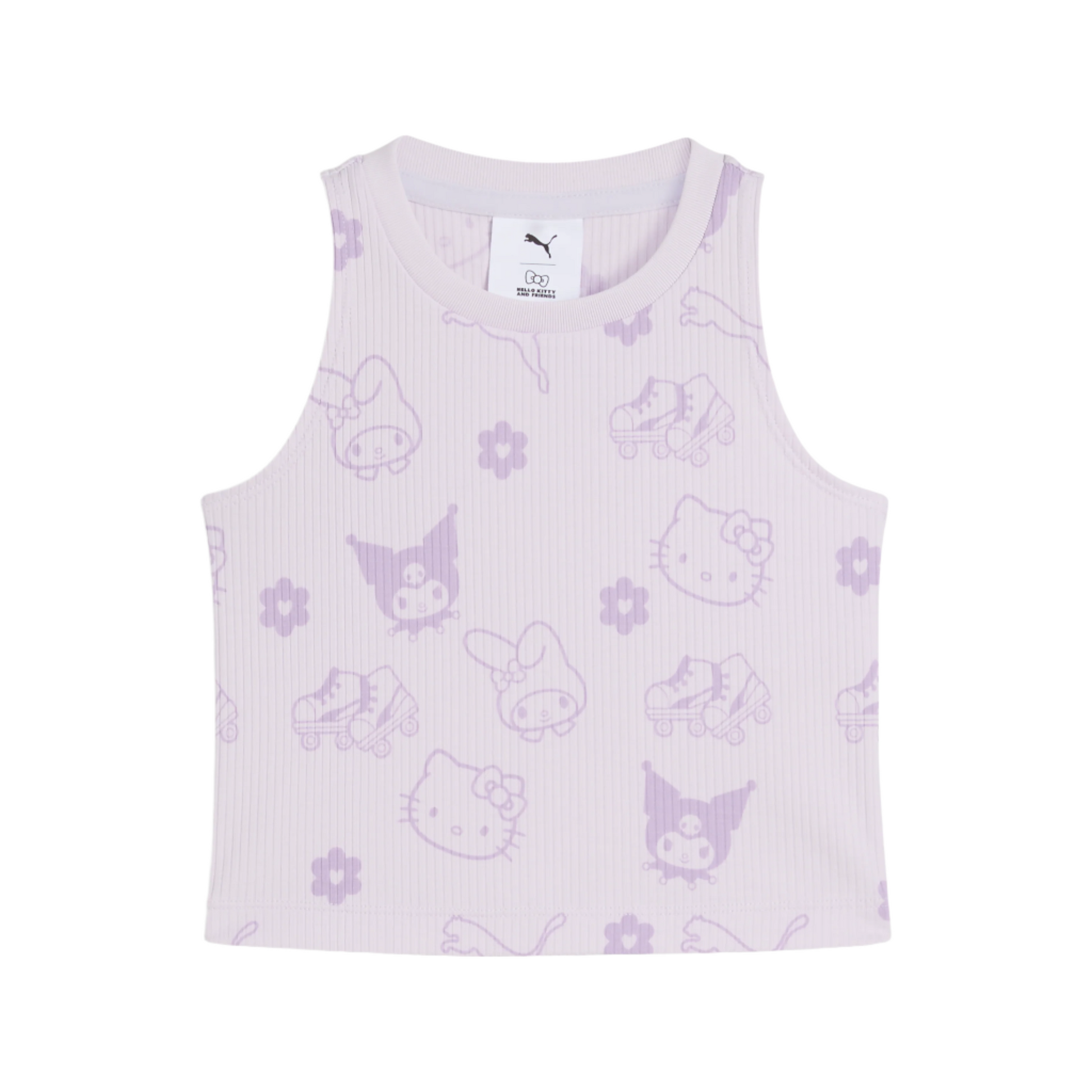 Hello Kitty and Friends x PUMA Kids Ribbed Tank Top (Lilac Frost)