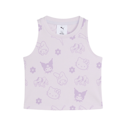 Hello Kitty and Friends x PUMA Kids Ribbed Tank Top (Lilac Frost)