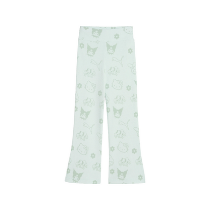 Hello Kitty and Friends x PUMA Kids Ribbed Flared Leggings (Peaceful Blue)