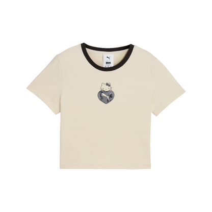 Hello Kitty x PUMA Graphic Baby Tee (Alpine Snow)