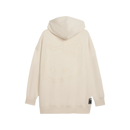 Hello Kitty x PUMA Graphic Oversized Hoodie (Alpine Snow)