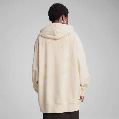 Hello Kitty x PUMA Graphic Oversized Hoodie (Alpine Snow)