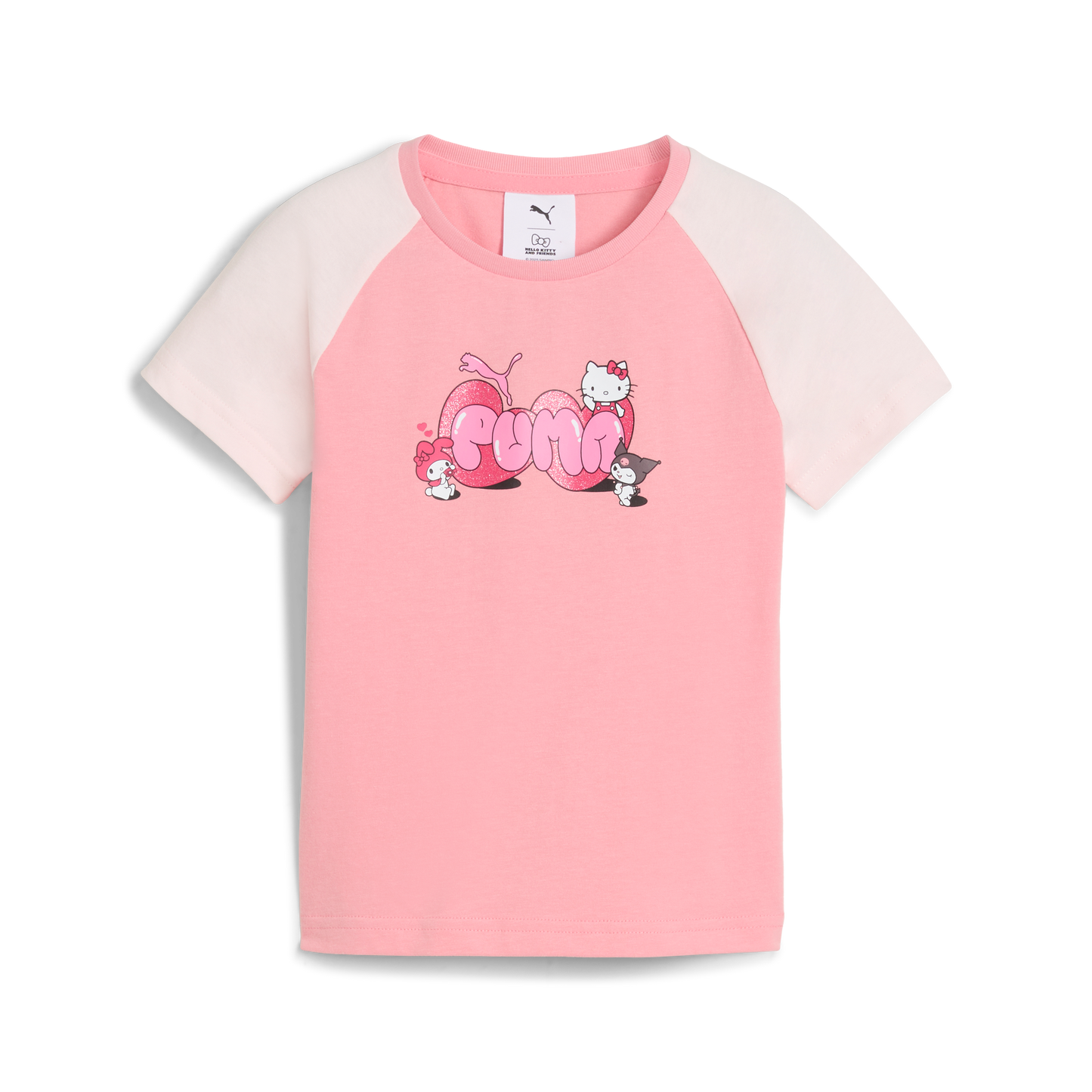 Hello Kitty and Friends x PUMA Kids Slim Graphic Tee (Pinkscape)