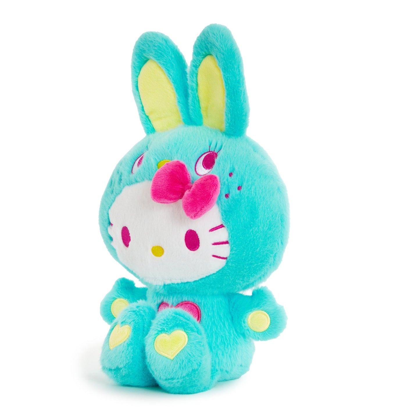 Hello Kitty 11" Green Plush (Colorful Bunny Series)