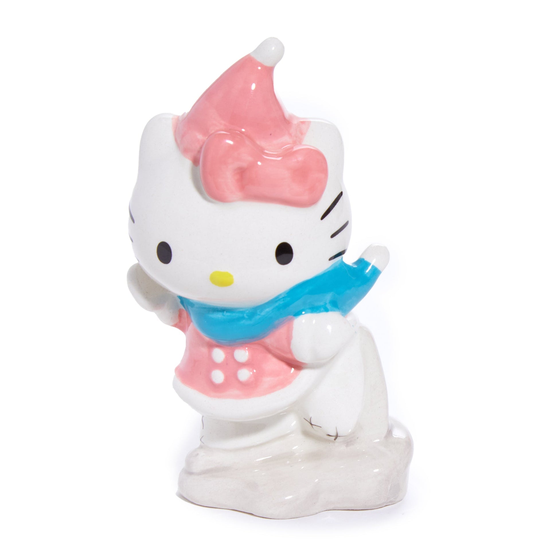 Hello Kitty Ceramic Holiday Salt & Pepper Set (Snow Play)