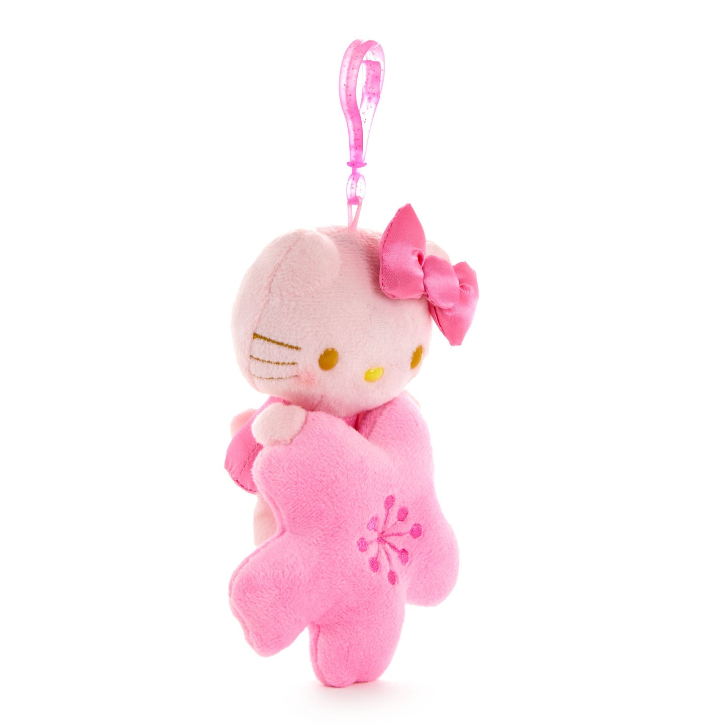Hello Kitty Plush Mascot Clip (Blushing Sakura Series)