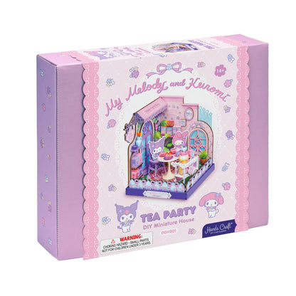 My Melody & Kuromi Tea Party DIY Miniature House Kit