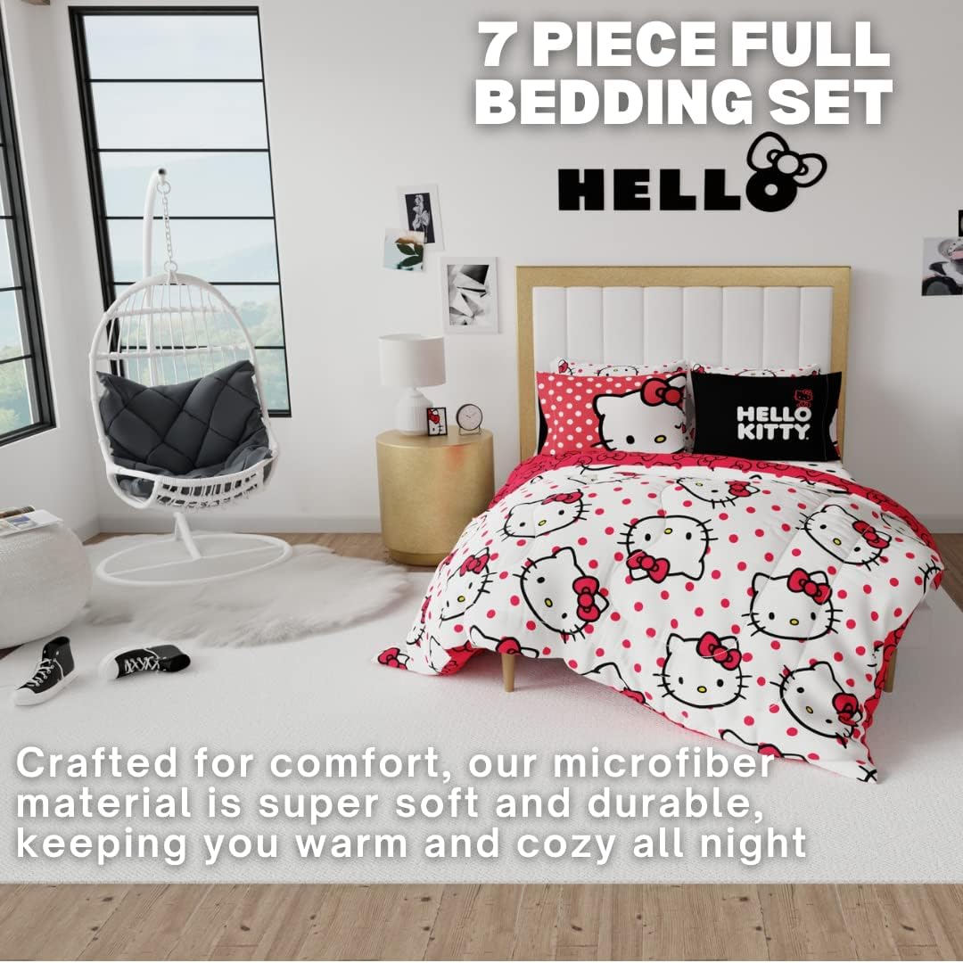Hello Kitty Polka Dot Party Bedding Set