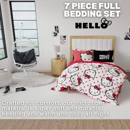 Hello Kitty Polka Dot Party Bedding Set