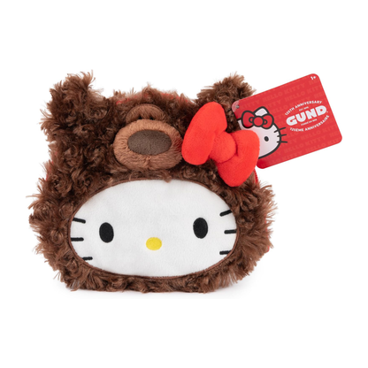 Hello Kitty x GUND Mini Zipper Pouch (Philbin Teddy Bear)
