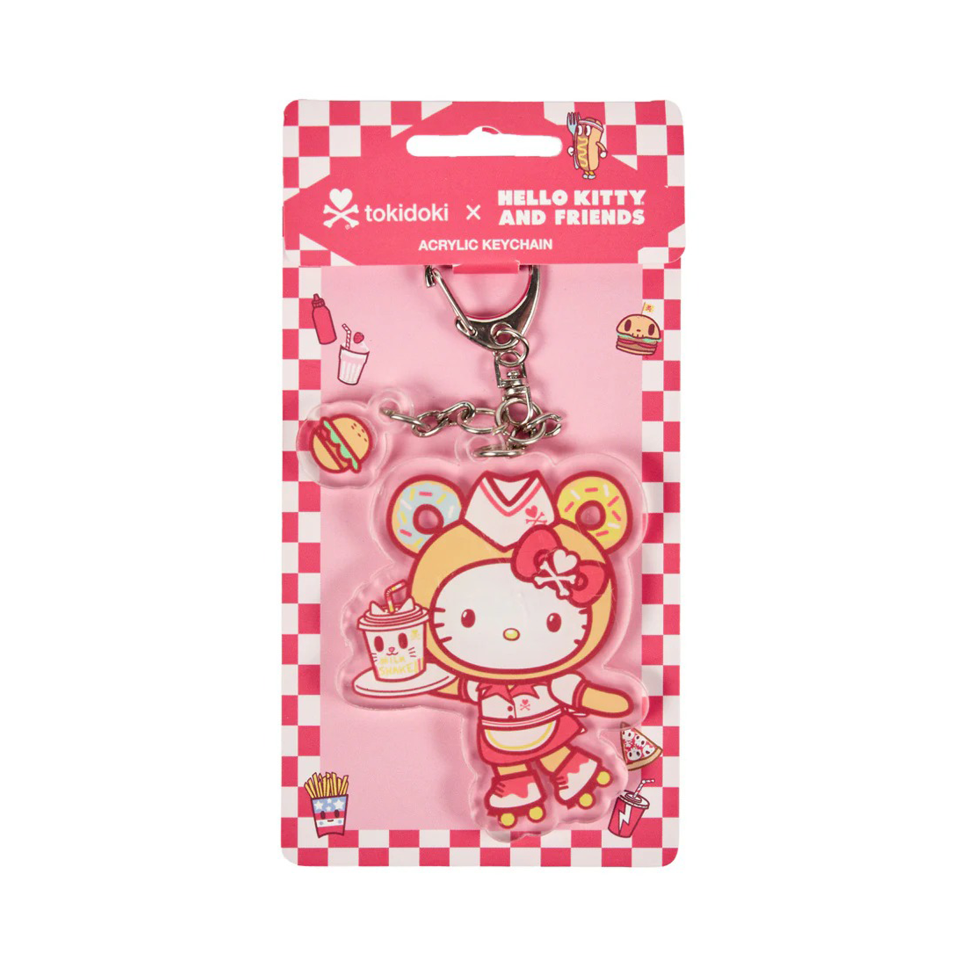 Hello Kitty x Tokidoki Drive-In Acrylic Keychain (Fast Food)