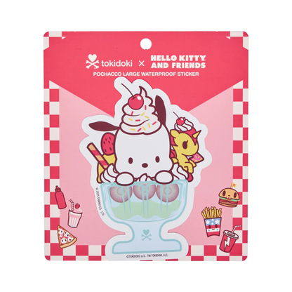 Pochacco x Tokidoki Large Sticker (Fast Food)