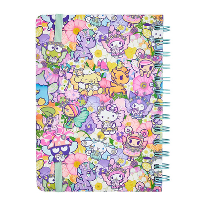 Hello Kitty and Friends x Tokidoki Spiral Notebook (Butterfly Garden)
