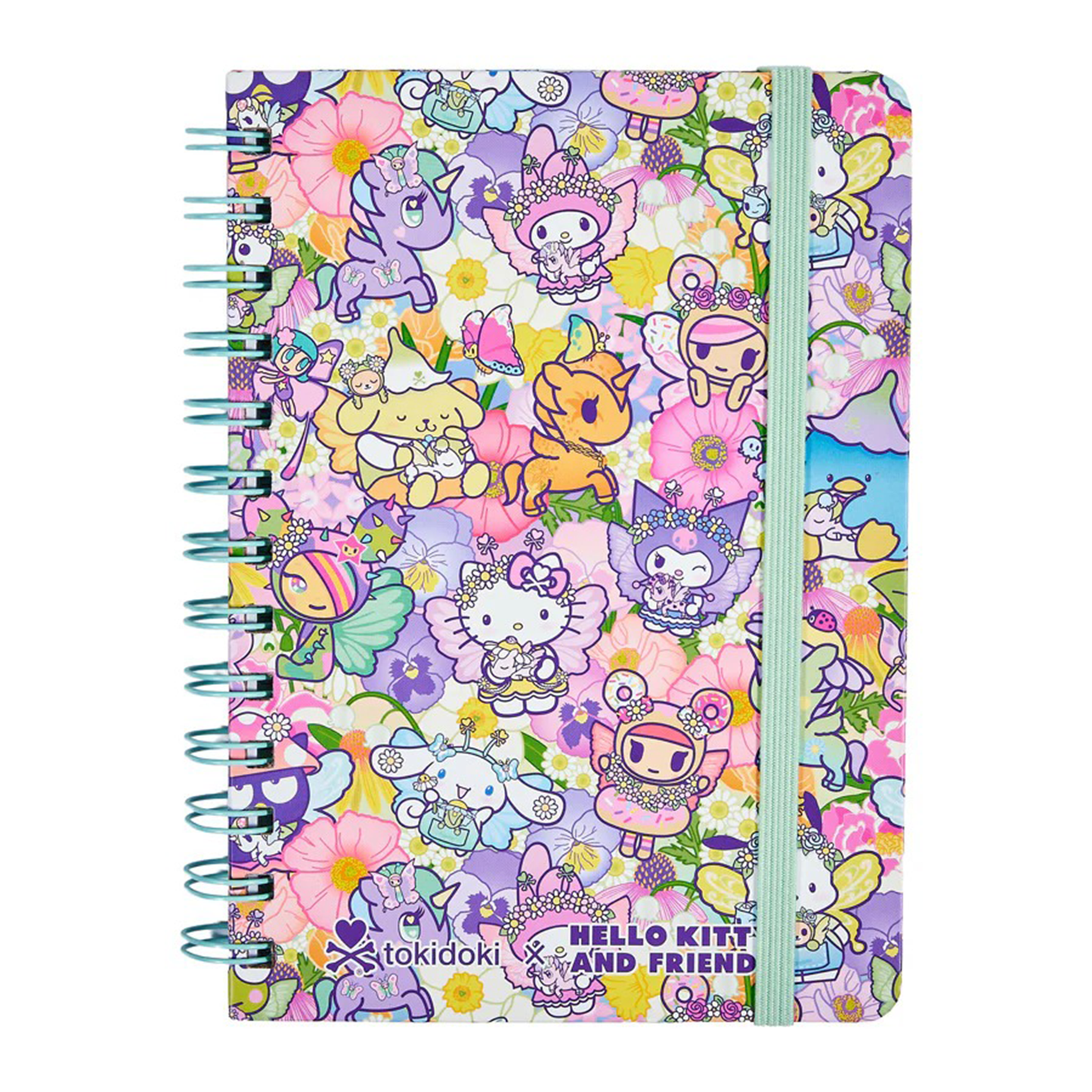 Hello Kitty and Friends x Tokidoki Spiral Notebook (Butterfly Garden)