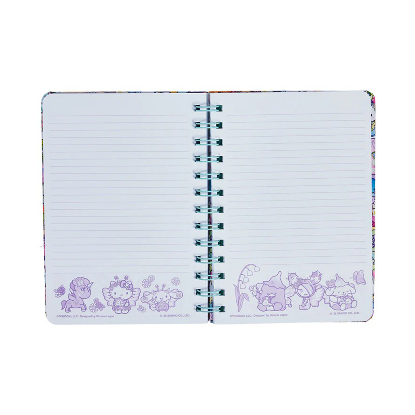 Hello Kitty and Friends x Tokidoki Spiral Notebook (Butterfly Garden)