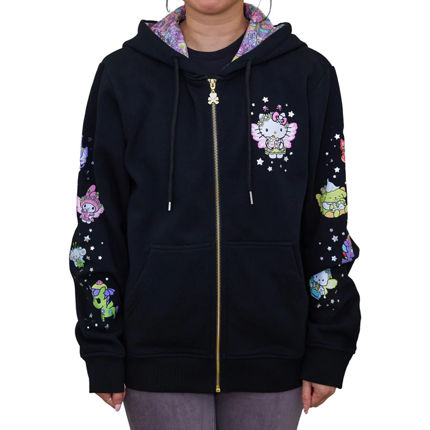 Hello Kitty and Friends x Tokidoki Winged Friends Hoodie (Butterfly Garden)