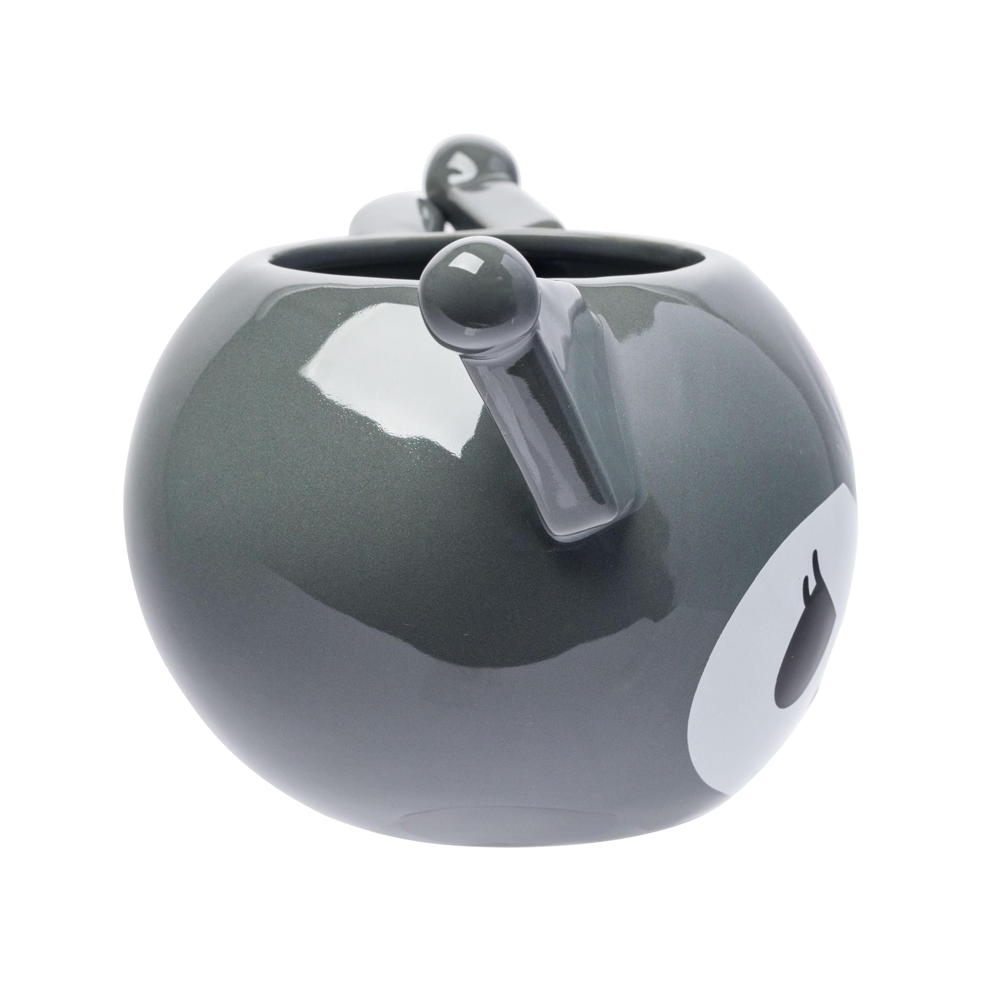Kuromi Face Sculpted Mug (Gray)