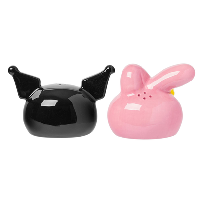 My Melody And Kuromi Sculpted Ceramic Salt and Pepper Set