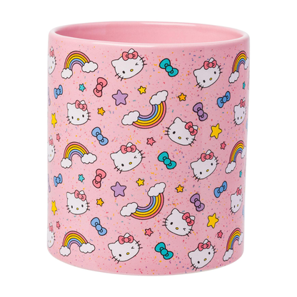 Hello Kitty Ceramic Mug (Stars, Bows, & Rainbows)